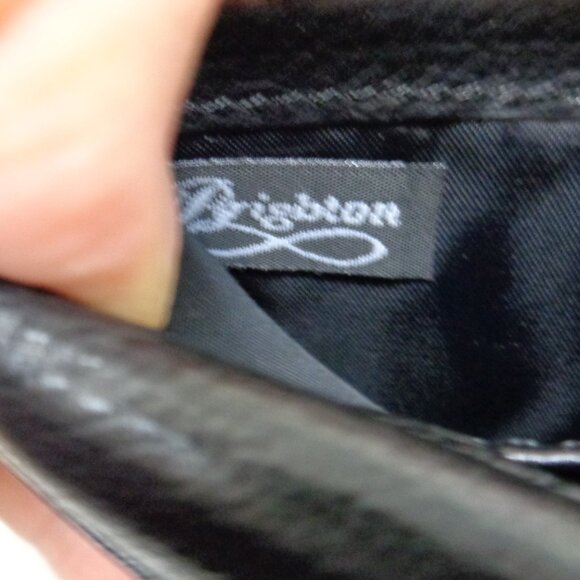 BRIGHTON Vintage Croc Embossed Wallet Snap Bifold - Picture 8 of 13